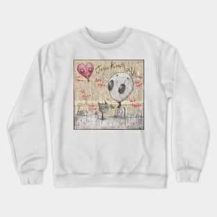 JKCW TRY AGAIN ALBUM COVER Gus Fink Art Crewneck Sweatshirt